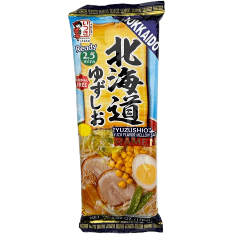 Itsuki Hokkido Yuzu Citrus & Salt Ramen 2 servings / 五木　北海道ゆずしおラーメン　２人前 - RiceWineShop