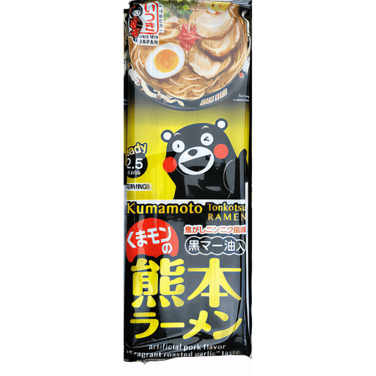 Itsuki Kumamon Kumamoto Tonkotsu Ramen 2 servings / 五木 くまモンの熊本ラーメン 2人前 - RiceWineShop