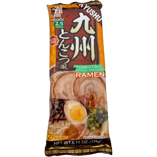 Itsuki Kyushu Tonkotsu Flavour Ramen 2 servings / 五木　九州とんこつ風ラーメン　２人前 - RiceWineShop