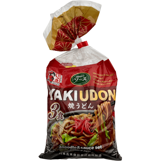 Itsuki YakiUdon 3 noodles & Sauce Set Sauce / 五木 焼うどん ソース 3食 - RiceWineShop