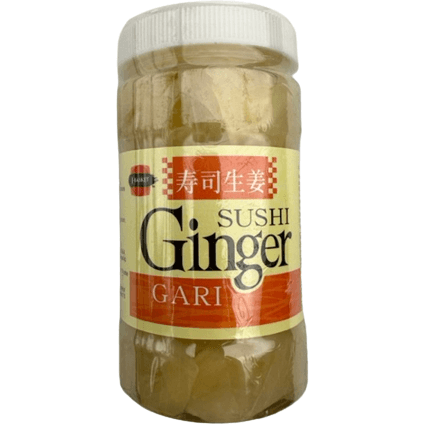 J-BASKET Gari Sushi Ginger White in Jar 340g / J-BASKET 寿司ガリ 白 340g - RiceWineShop