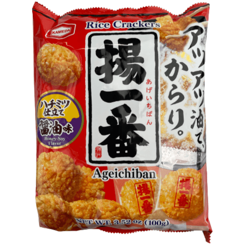 Kameda Age Ichiban Rice Crackers 100g / 亀田製菓 揚一番 100g - RiceWineShop