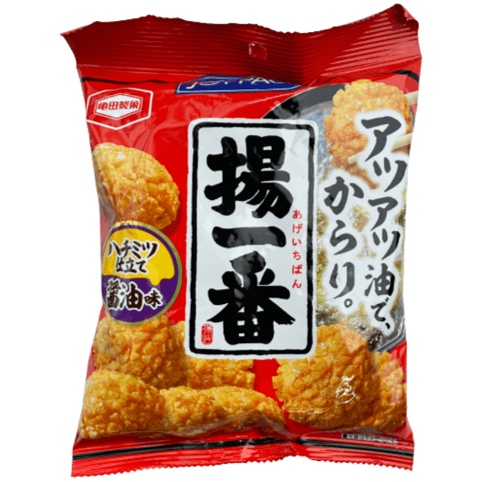 Kameda Joypack Age Ichiban Rice Crackers 76g / 亀田製菓 ジョイパック揚一番 76g - RiceWineShop