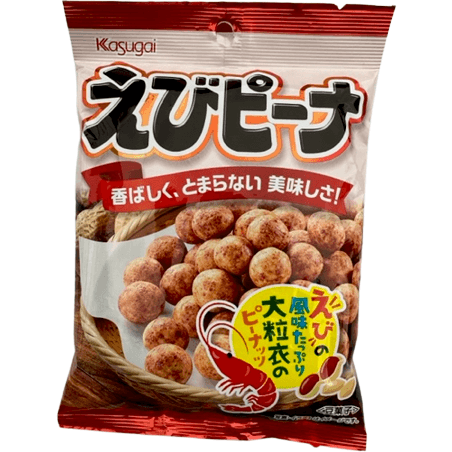 Kasugai Ebi Pena Shrimp Pea Snack 85g / 春日井 えびピーナ 85g - RiceWineShop