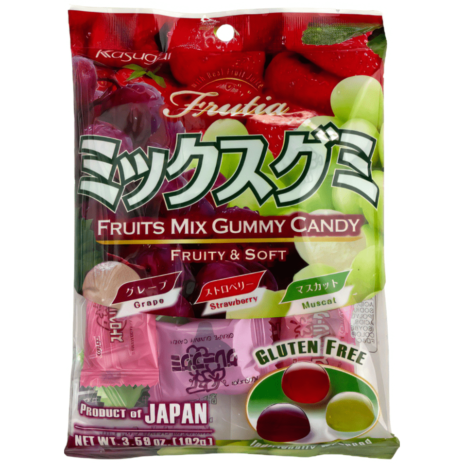 Kasugai Fruits Mix Gummy Candy 102g / 春日井 ミックスグミ 102g - RiceWineShop