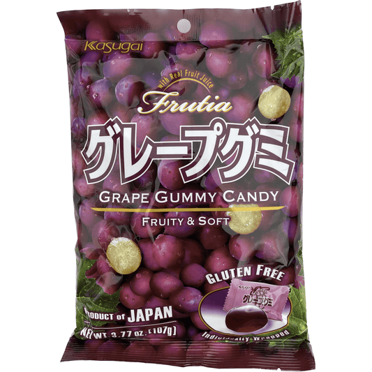 Kasugai Grape Gunny Candy 107g /　春日井　グレープグミ　107g - RiceWineShop
