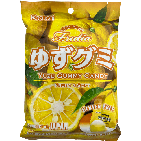 Kaugai Yuzu Gummy Candy 102g / 春日井 ゆずグミ 102g - RiceWineShop
