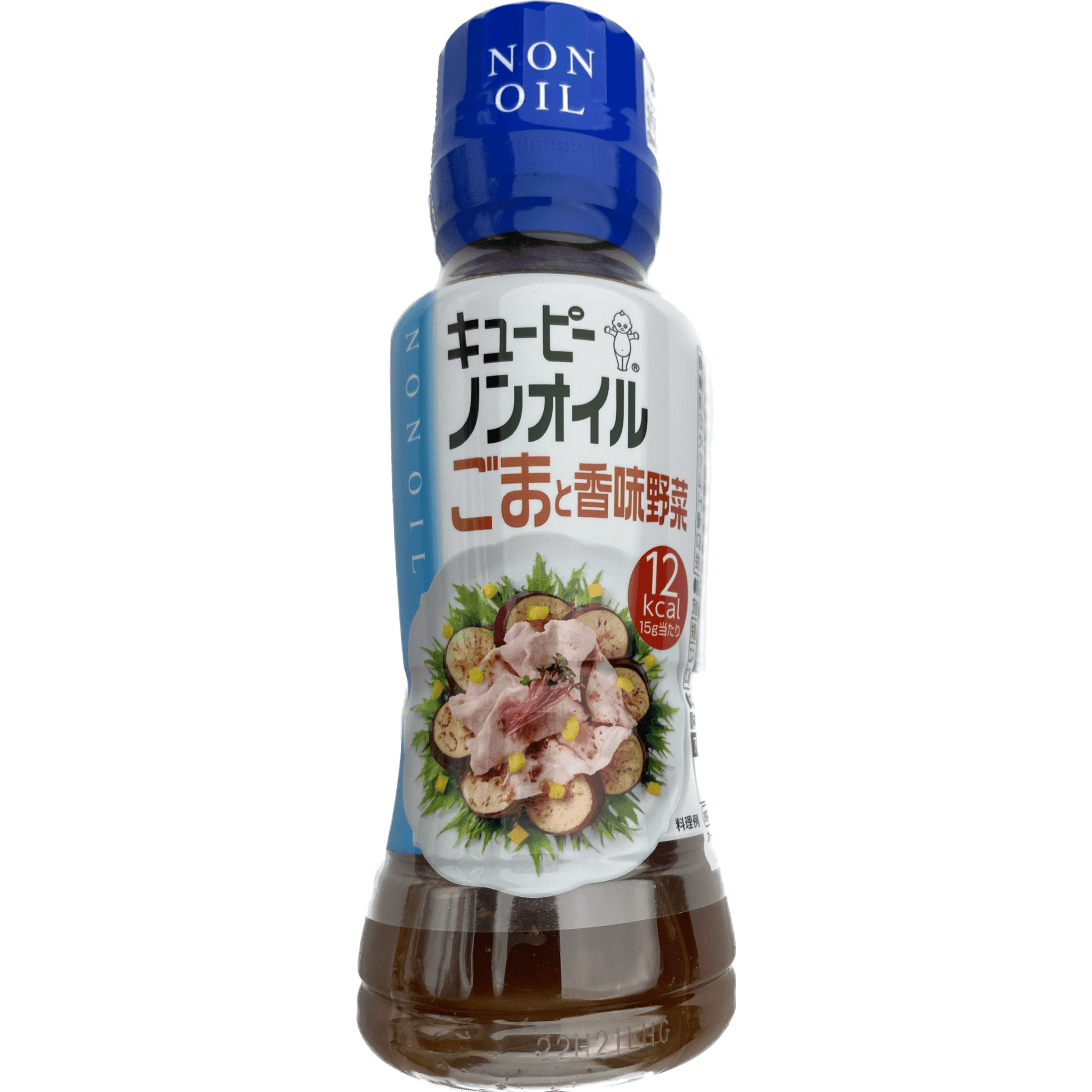 Kewpie Non-Oil Dressing Sesame and Flavored Vegetables キューピー　ノンオイルドレッシング　ごまと香味野菜　180ml - RiceWineShop