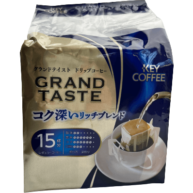 Key Coffee Grand Taste Coffee Blend Filter Bags 15 bags / キーコーヒー ドリップバッグ グランドテイスト コク深いリッチブレンド 15袋 - RiceWineShop