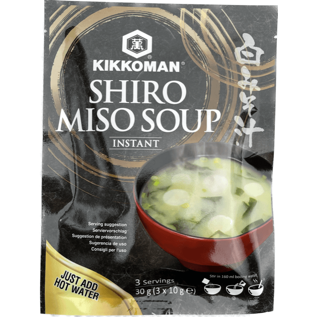 Kikkoman Instant Shiro Miso Soup 3 servings / キッコーマン　白みそ汁　３食入 - RiceWineShop