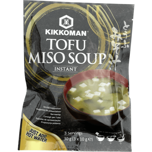 Kikkoman Instant Tofu Miso Soup 3 servings / キッコーマン　とうふみそ汁　３食入 - RiceWineShop