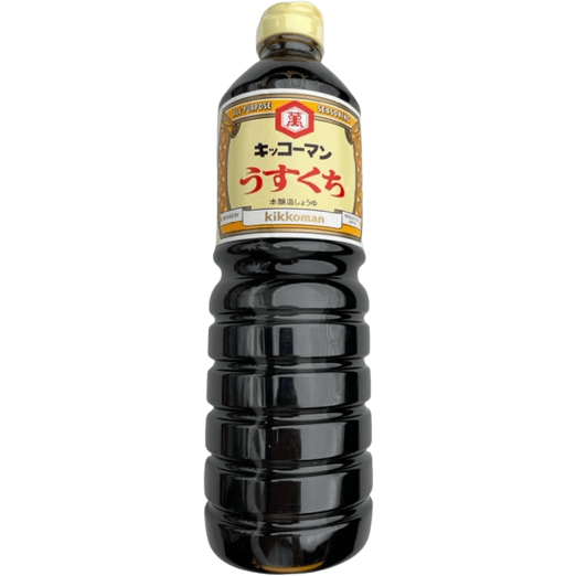 Kikkoman Light Soy Sauce キッコーマン　うすくちしょうゆ　１L - RiceWineShop