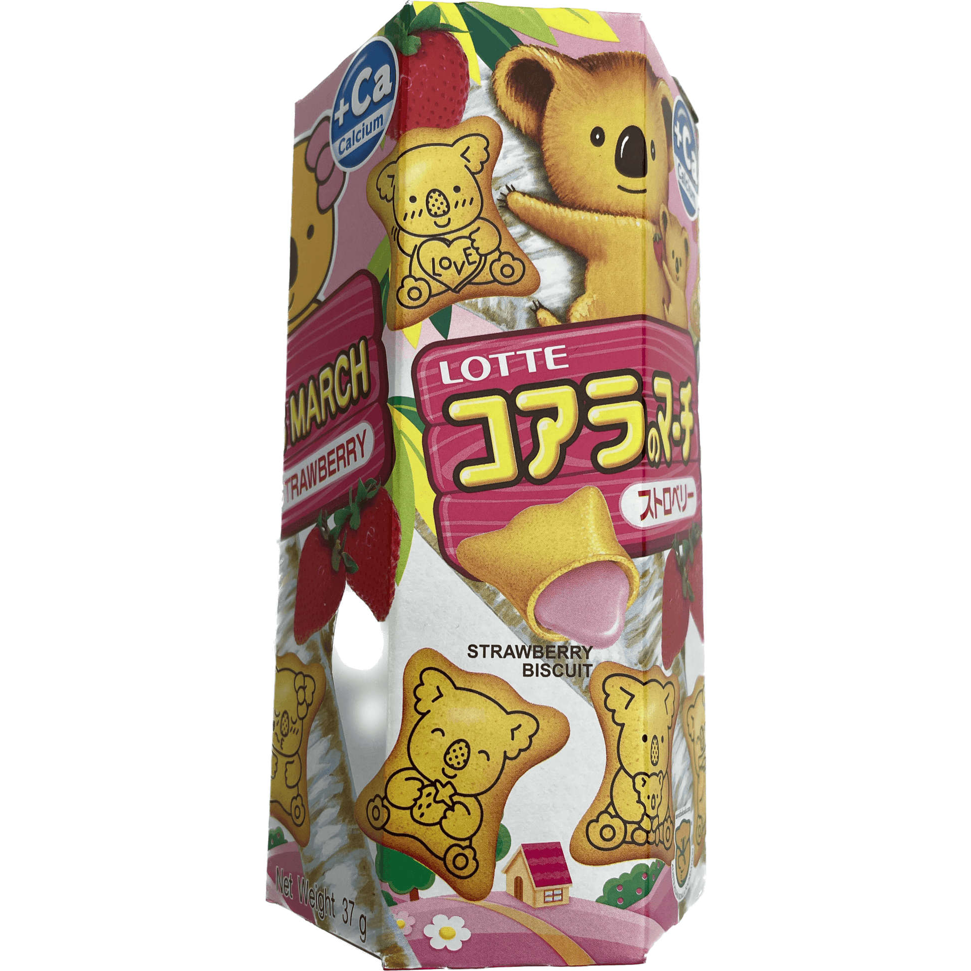 Lotte Koala's March Strawberry 37g ロッテ　コアラのマーチ　ストロベリー　37g - RiceWineShop