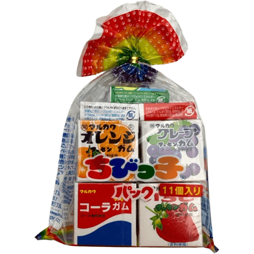 Marukawa Chibikko Pack Chewing Gums 11pcs / マルカワ ちびっ子パックフーセンガム 11個入 - RiceWineShop