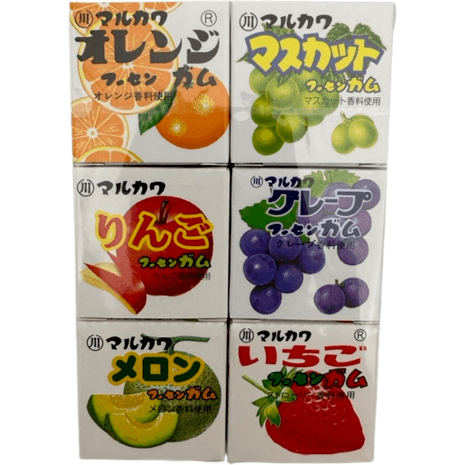 Marukawa Fruits Chewing Gum 6pcs / マルカワ フルーツガム 6個入 - RiceWineShop
