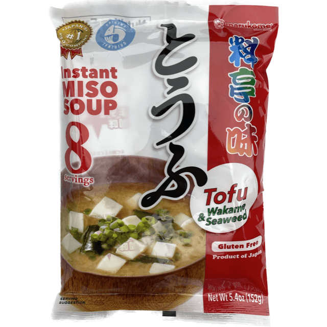 Marukome Ryotei no Aji Instant Miso Soup Tofu 8 servings / マルコメ　料亭の味　８食入とうふ　 - RiceWineShop