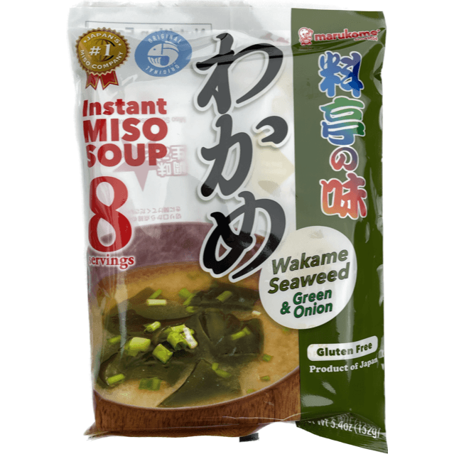 Marukome Ryotei no Aji Instant Miso Soup Wakame 8 servings / マルコメ　料亭の味　８食入わかめ - RiceWineShop