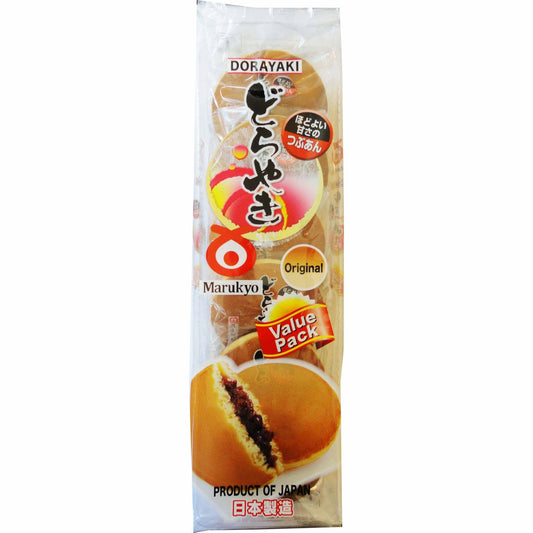 Marukyo Dorayaki with tsubuan (6 pieces)　丸京　どらやき　つぶあん　6個入 - RiceWineShop