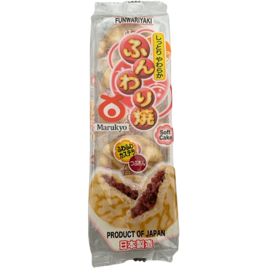 Marukyo Fuwariyaki Soft Cakes 5pcs / 丸京 ふんわり焼 5個入 - RiceWineShop