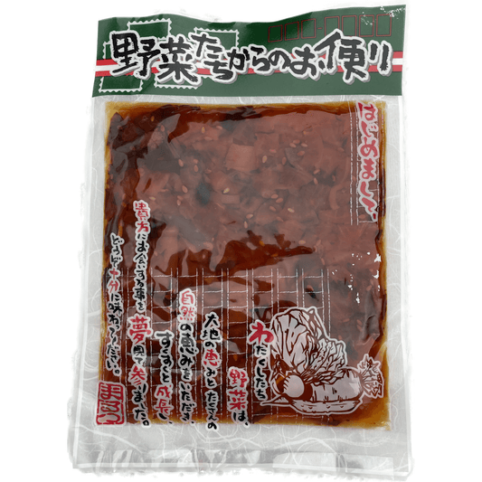 Marutsu Yasai-tachi kara no otayori Fukujinzuke マルツ　野菜たちからのお便り　福神漬　150g - RiceWineShop