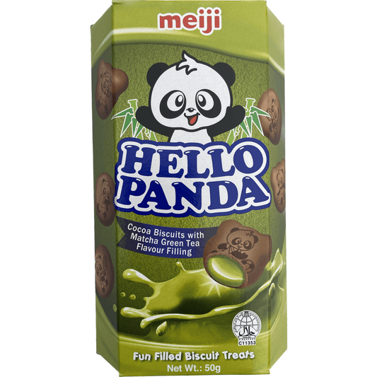 Meiji Hello Panda Matcha 明治　ハローパンダ　抹茶 - RiceWineShop