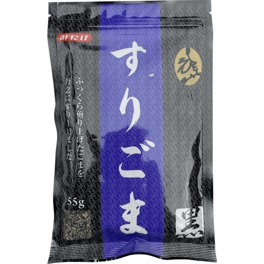 みたけ　すりごま　黒　Mitake Ground Sesame Black 55g - RiceWineShop