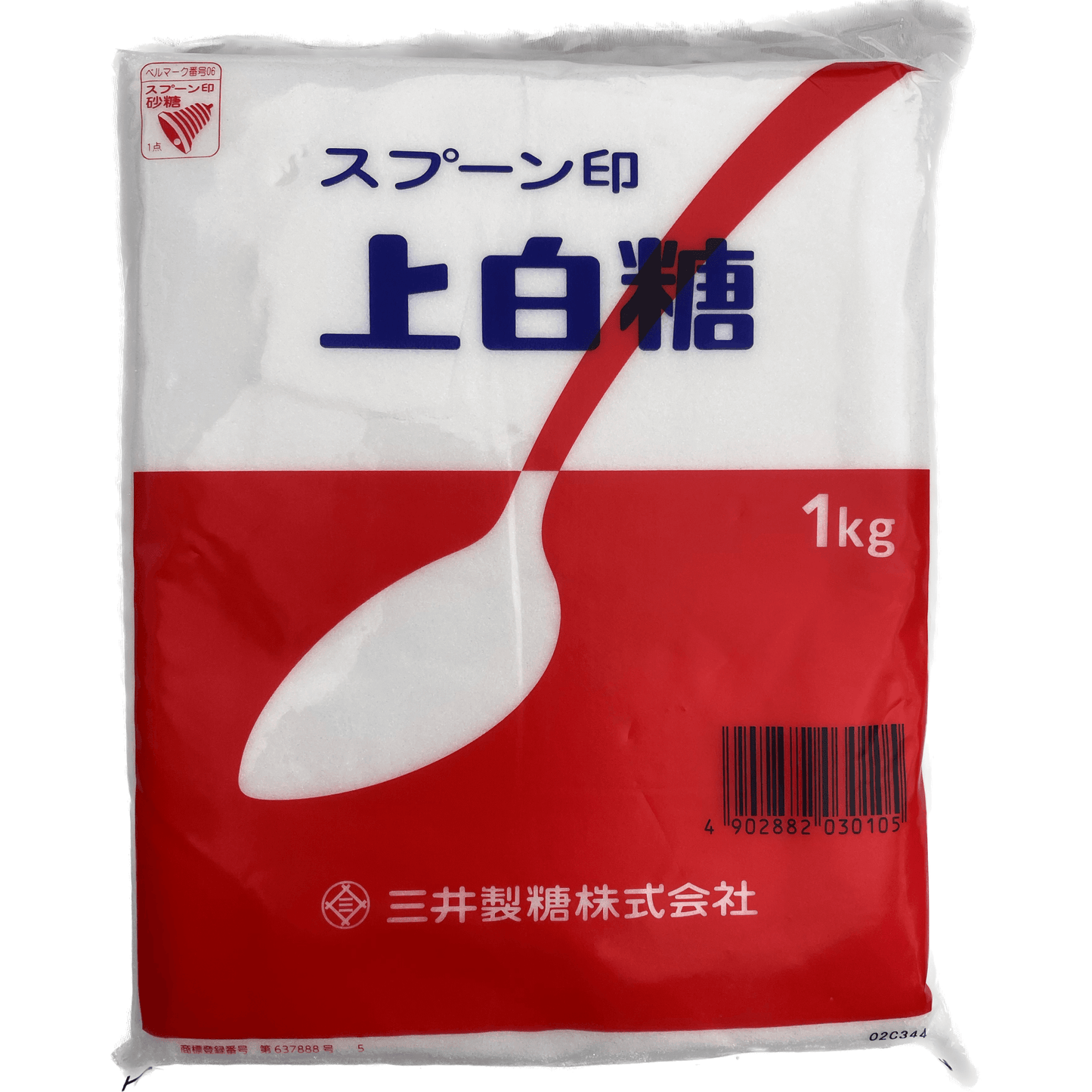 Mitsui Sugar Spoon Brand White Sugar 三井製糖　スプーン印　上白糖　1㎏ - RiceWineShop