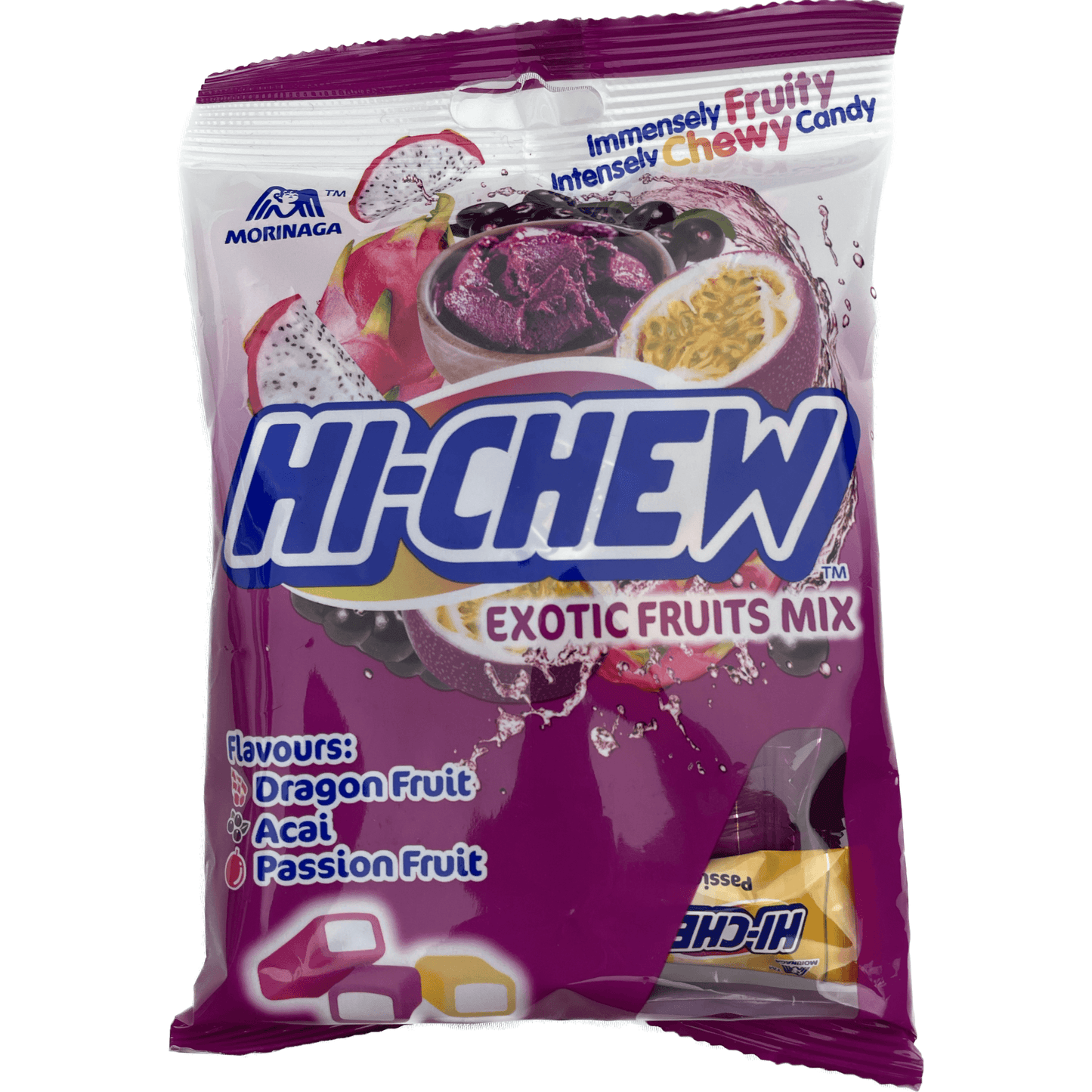 Morinaga Hi-Chew Exotic Fruits Mix 100g / 森永 ハイチュー エキゾティックフルーツミックス 100g - RiceWineShop