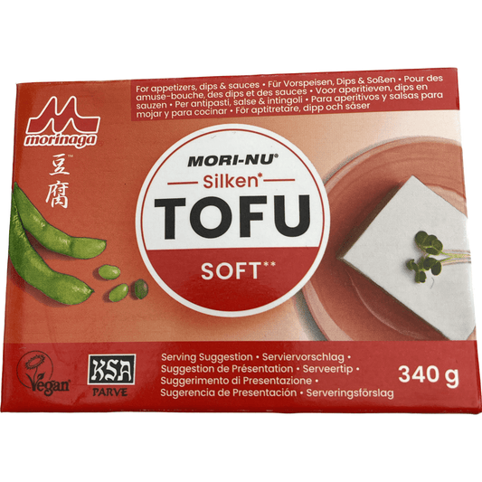 Morinaga Silken Tofu Red　モリナガ　シルクレン　とうふ　赤　340g - RiceWineShop