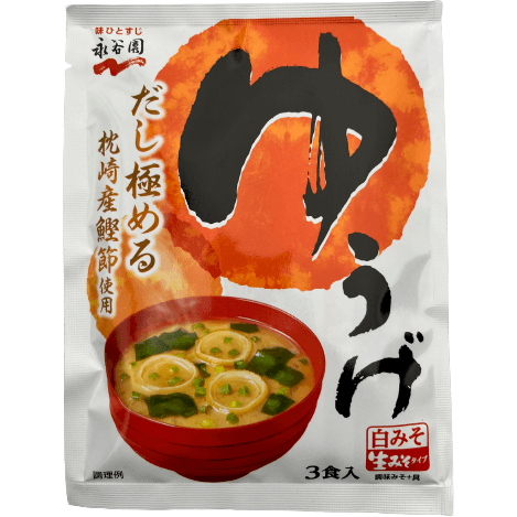 Nagatanien Instant Miso Soup Yuge 3 servings / 永谷園 ゆうげ３食入 - RiceWineShop