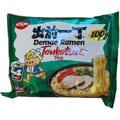 Nissin Demae Ramen Tonkotsu Pork 100g / 日清 出前一丁 とんこつ 100g - RiceWineShop