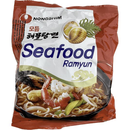 Nongshim Hamultang Seafood Noodle Ramyun 125g /　農心　海鮮ラーメン（ヘムルタン麺）　125g - RiceWineShop