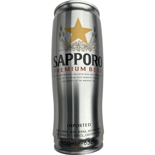 Sapporo premium beer 650ml canサッポロ　プレミアムビール　650ml缶 - RiceWineShop