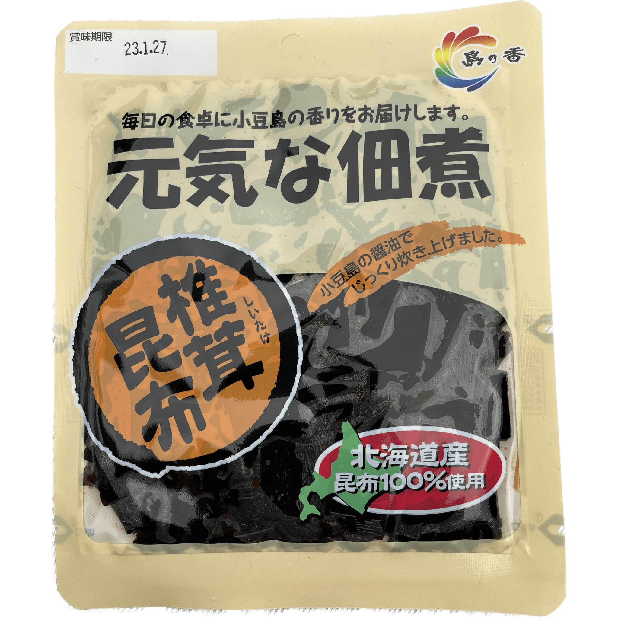 –　100g　Kelp　島の香　Shiitake　RiceWineShop　椎茸昆布　10　Mushroom　Tsukudani　Shimanokaori　元気な佃煮