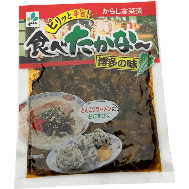 Shinshin Tabetakana Pickled Leaf Mustard 90g *BEST BEFORE 21/05/23* / しんしん 食べたかな～ からし高菜漬 90g *賞味期限23年5月21日* - RiceWineShop