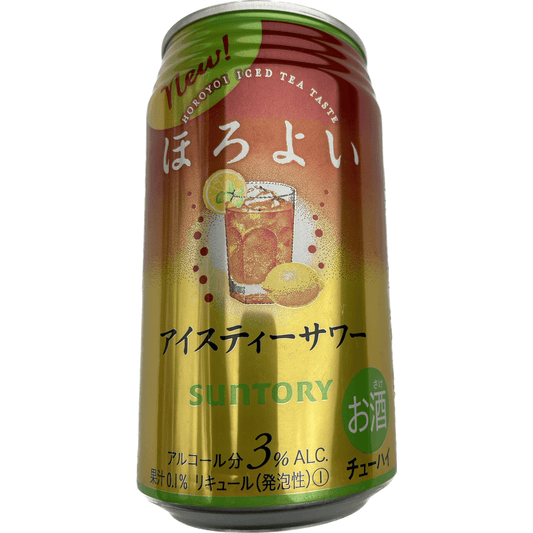 Suntory Horoyoi Iced Tea Sour Alc 3% 350ml / サントリー ほろよい アイスティーサワー チューハイ 350ml - RiceWineShop