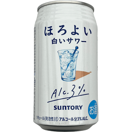 Suntory Horoyoi White Sour Liqueur 350ml / サントリー ほろよい 白いサワー 350ml - RiceWineShop