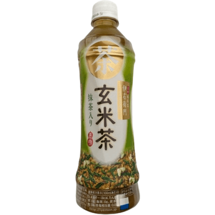Suntory Iemon Genmai Brown Rice Tea Bottle 500ml / サントリー 伊右衛門 抹茶入り玄米茶 ボトル 500ml - RiceWineShop