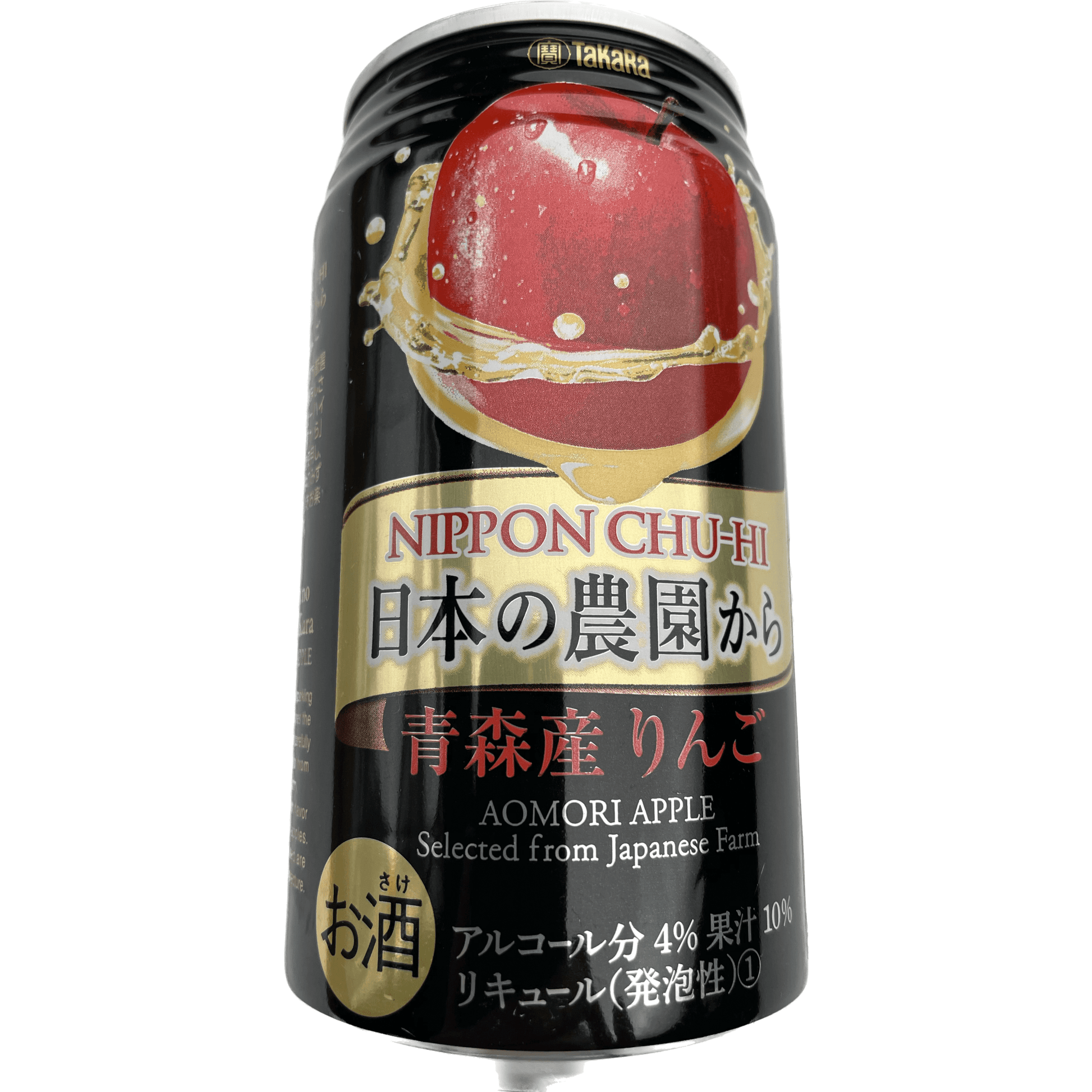 Takara canned chuhai apples from Aomori farm in Japan タカラ　缶チューハイ　日本の農園から青森産りんご　350ML - RiceWineShop
