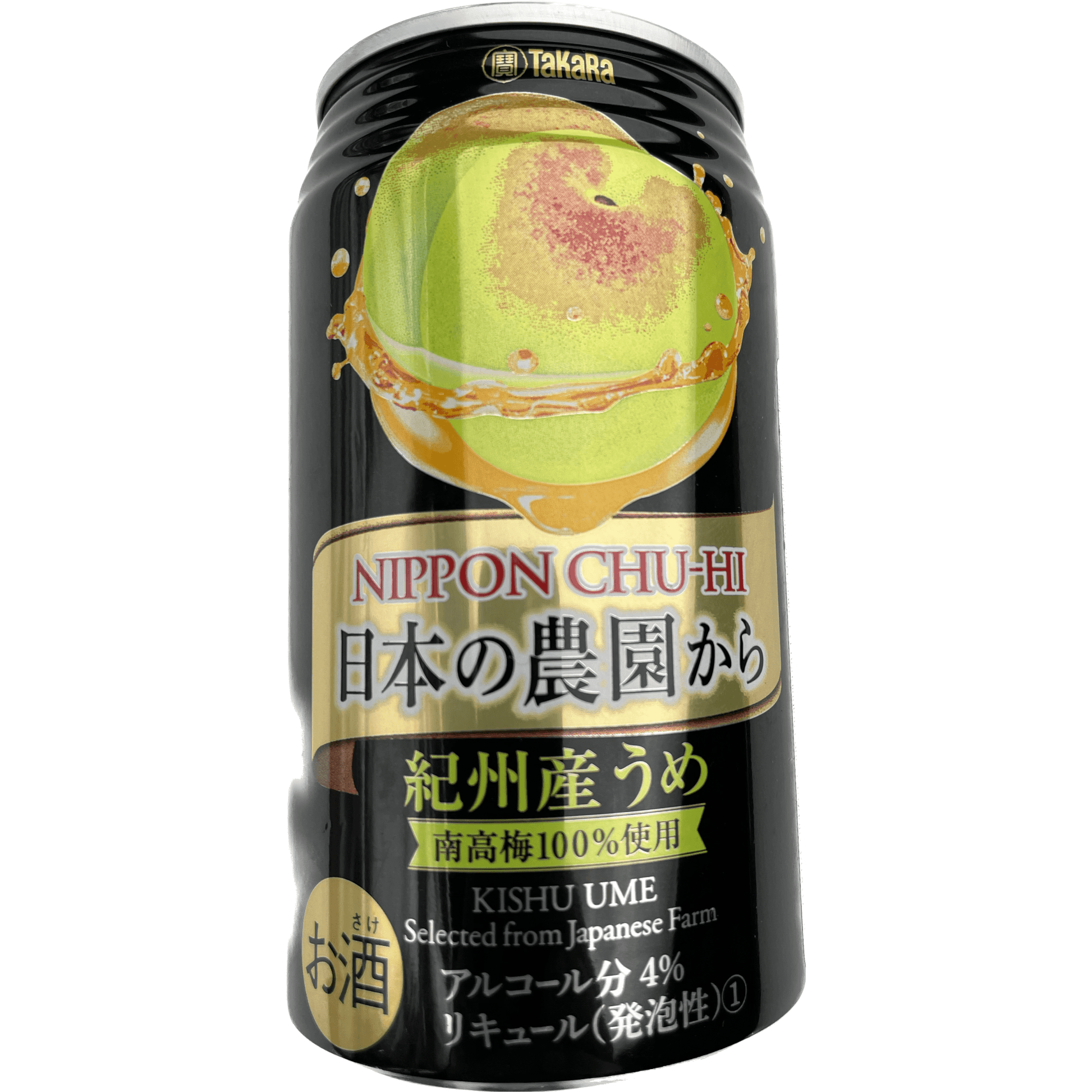 Takara Nippon Chu-Hi from a Japanese farm Kishu Ume / タカラ チューハイ 日本の農園から 紀州産うめ 350ml - RiceWineShop