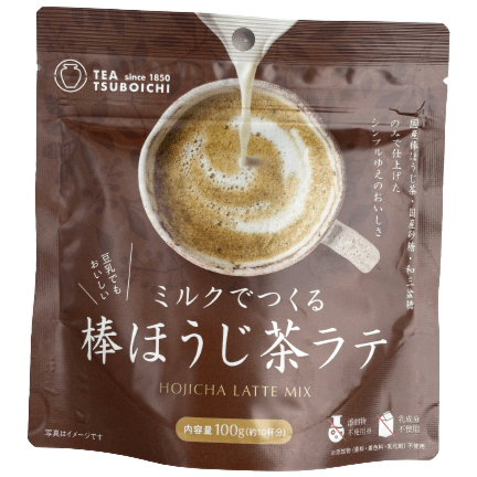 Tsuboichi Bou Hojicha Latte Mix 100g / つぼ市 ミルクでつくる棒ほうじ茶ラテミックス 100g - RiceWineShop