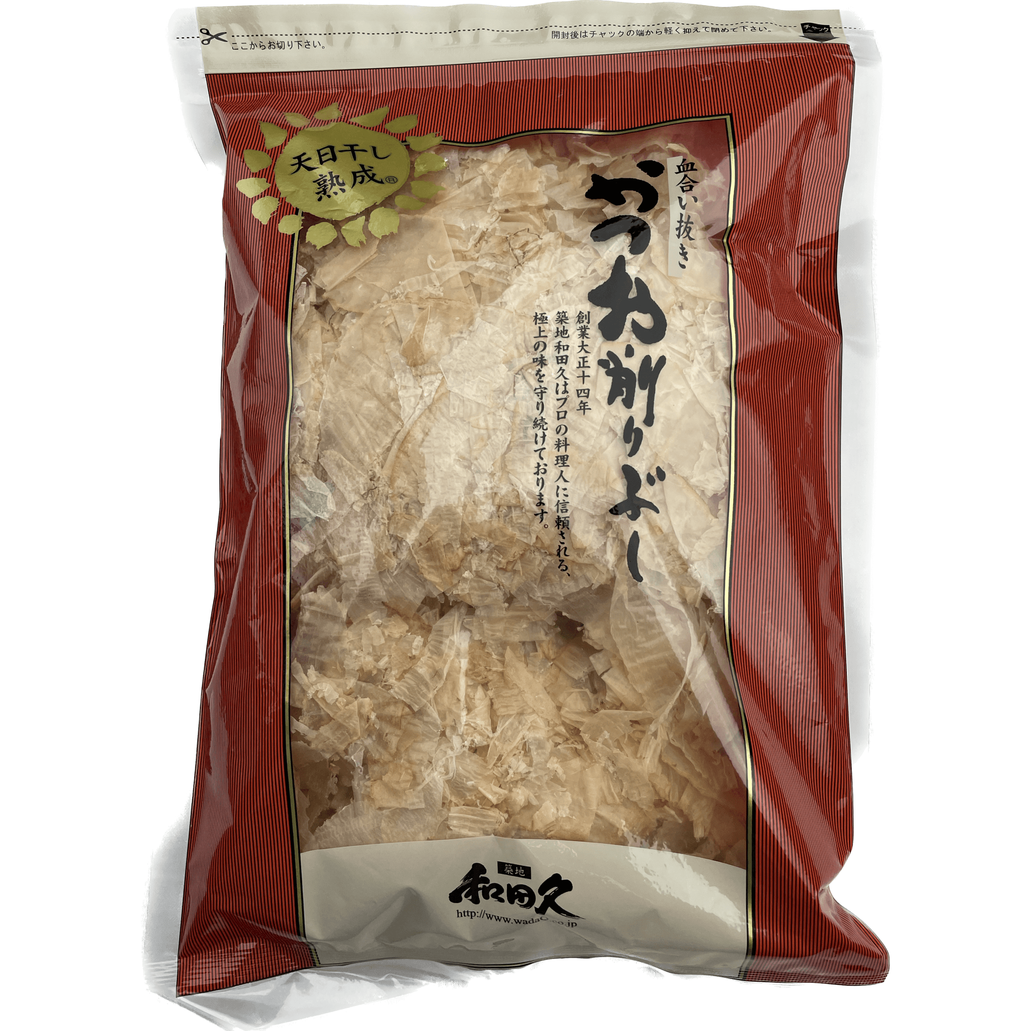和田久　(血合い抜き)　Wadakyu　Dried　–　Bonito　Smoked　Flakes　100g　100g　かつお削りぶし　RiceWineShop