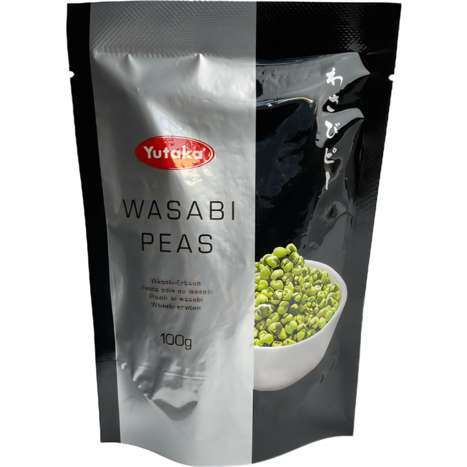 Yutaka Wasabi Peas 100g / ユタカ わさびピー 100g - RiceWineShop